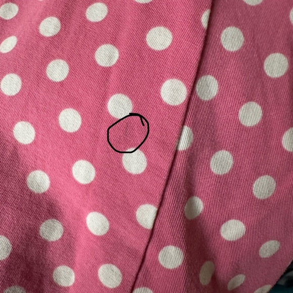 Matilda Jane Make Believe Collecting Leaves Lap Dress Size 6 Pink Polka Dot - Picture 12 of 13